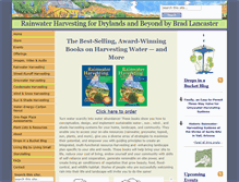 Tablet Screenshot of harvestingrainwater.com
